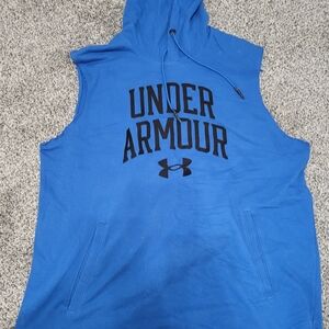 Under Armour Blue Sleeveless Hoodie